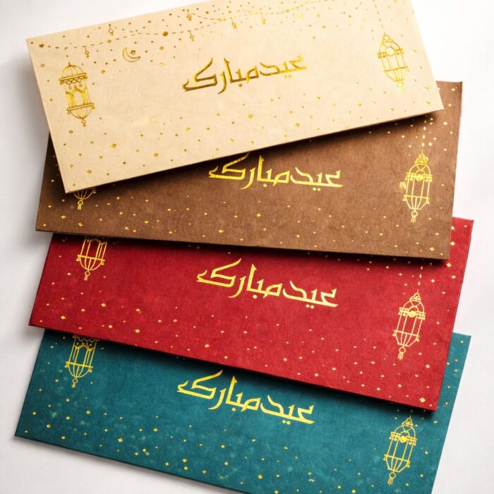 Gold Foil Eidi Envelopes